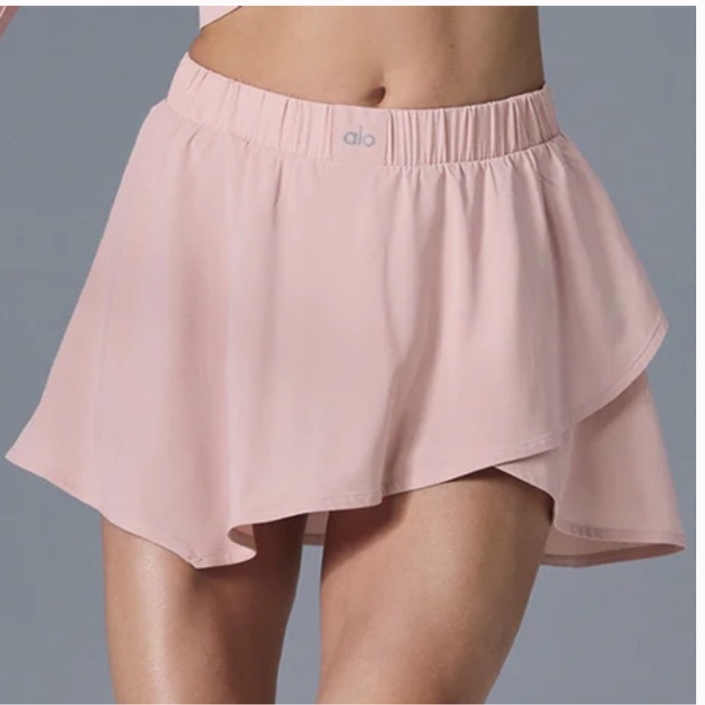 Alo Yoga Freestyle Skirt Ballet Pink Pickleball Tennis Athleisure - Picture 7 of 7